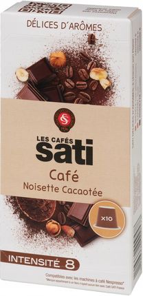 Cafe Sati Kawa Orzech Kakao 10 Kapsułek Nespresso