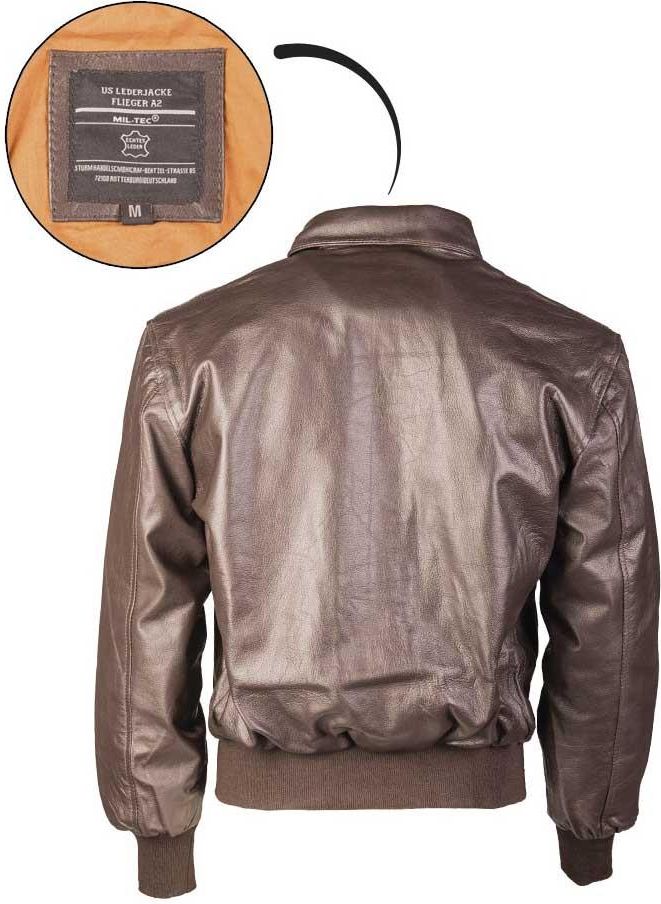 Mil-Tec Teesar Men's US CWU Flight Jacket Black Size S