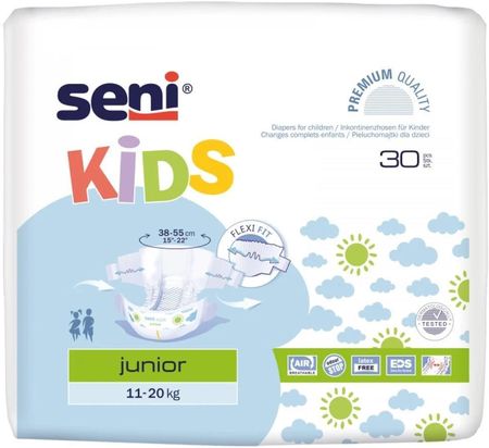 Seni Kids Junior pieluchomajtki dla dzieci 30szt.