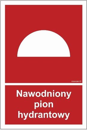 Libres Polska Sp Bb019 Nawodniony Pion Hydrantowy (50x74 Cm, Fn Folia Samoprzylepna)