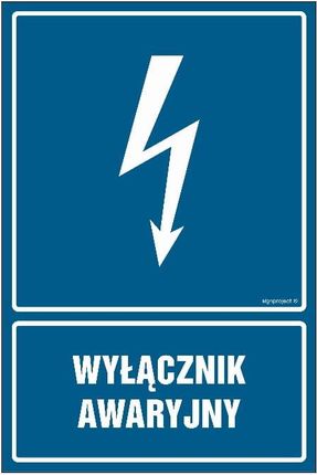 Libres Polska Sp Hg032 Wyłącznik Awaryjny (10x15 Cm, Pn Płyta 1Mm)
