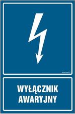 Libres Polska Sp Hg032 Wyłącznik Awaryjny (7,5x10 Cm, Fn Folia Samoprzylepna)