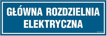 Libres Polska Sp Pa221 Główna Rozdzielnia Elektryczna (60x20 Cm, Pn Płyta 1Mm)