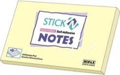 Zdjęcie Corex Notes samoprzylepny 127x76mm żółty PASTEL (21009) - Tuszyn