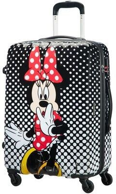 Walizka AMERICAN TOURISTER Disney Minnie Mouse 65 cm Czarno-biały 