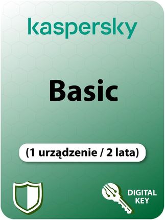 Kaspersky Basic (EU) (1 narzędzie / 2 roky) (Cyfrowy klucz licencyjny)