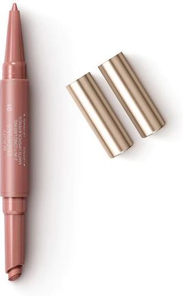 Kiko Milano Beauty Essentials 2-In-1 Long Lasting Matte Lipstick & Pencil Matowa Pomadka I Kredka O Trwałości Do 8H 01 Delicate Rose 0.9G