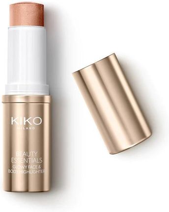 Kiko Milano Beauty Essentials Glowy Face & Body Highlighter Rozświetlający Sztyft Do Twarzy I Ciała O Metalicznym Wykończeniu 02 Luminous Attitude 10.