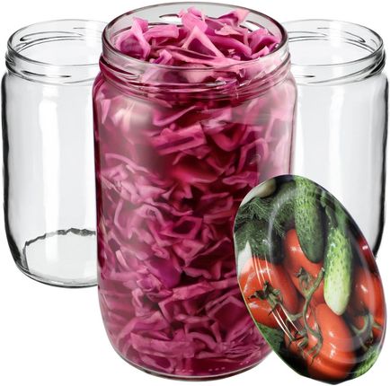 Kadax Słoiki Niva 720Ml 82Mm + Wieczka Warzywa 48Szt. (29588)
