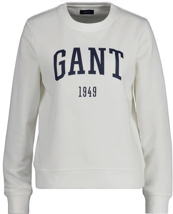 Damska Bluza Gant Logo C-Neck Sweat 4200258.113 – Beżowy