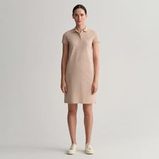 Damska Sukienka Gant Original Pique SS Dress 402300.277 – Beżowy