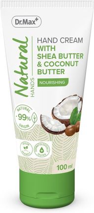 Natural Hands Dr.Max Odżywczy Krem Do Rak Z Masłem Shea I Masłem Kokosowym 100 Ml
