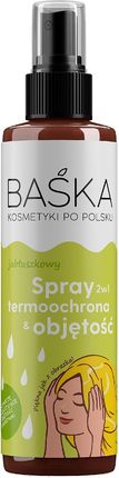 Solverx Baśka Kosmetyki Po Polsku Jabłuszkowy Spray 2W1 Termoochrona I Objętość 200Ml