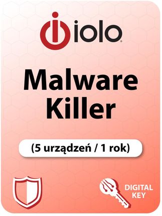 iolo Malware Killer (5narzędzie / 1 rok) (Cyfrowy klucz licencyjny)