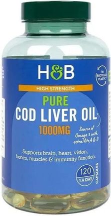 Holland & Barrett Pure Cod Liver Oil 120kaps.