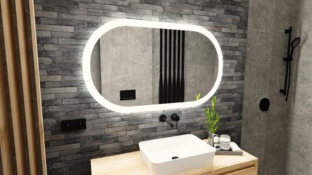 Lustro Led Ametyst 50X40