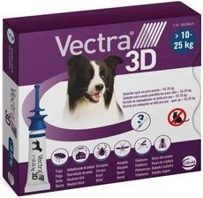 Ceva Vectra 3D L Krople Na Pchły Kleszcze I Komary Dla Psów Od 10Kg Do 25Kg