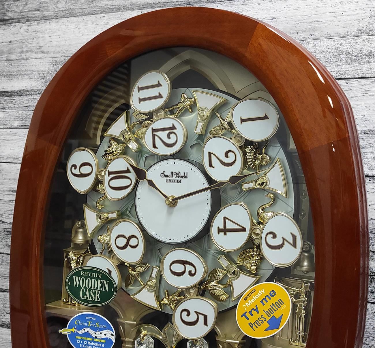 Rhythm Zegar Ścienny Grand Encore Ii 4Mh407Wu06 Melodie Magic Motion Opinie i atrakcyjne ceny