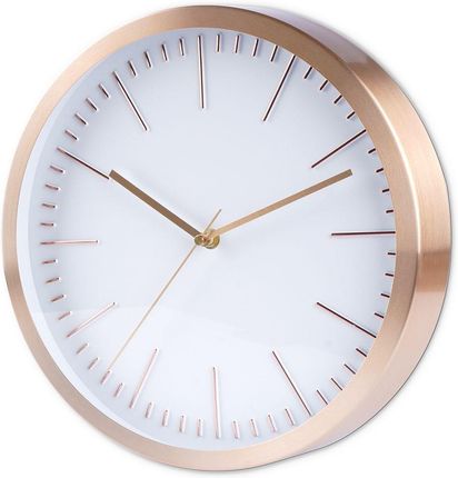 Vilde Zegar Ścienny Aluminiowy Złoty Biały 30Cm