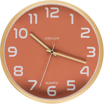 Unilux Zegar Ścienny Pomarańczowy Baltic (Bx1203)