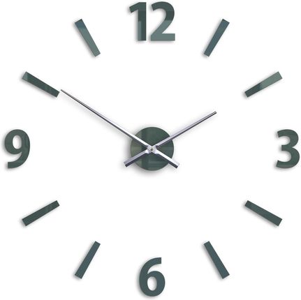 Modern Clock Zegar Ścienny Klaus Szary 75Cm Duże Cyfry