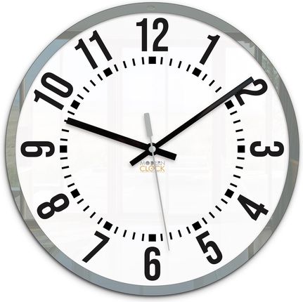 Modern Clock Zegar Ścienny Oskar Ramka Szara 30Cm