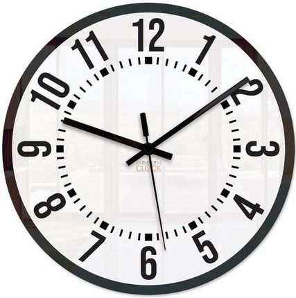 Modern Clock Zegar Ścienny Oskar Ramka Czarna 30Cm