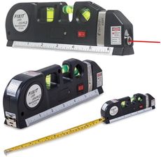 Zdjęcie POZIOMICA LASEROWA Z MIARKĄ 250cm MIARA LASER CALE - Wąsosz