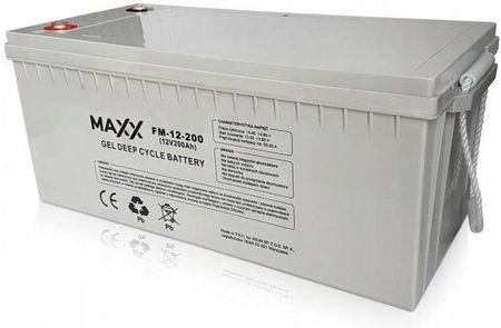 Duramaxx Akumulator Żelowy, Maxx Deep Cycle 12-Fm-200, 200A 200AH