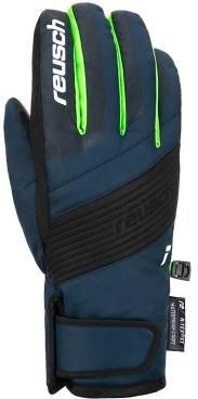 Rękawice Reusch Duke R-Tex Xt Junior Black/Dress Blue/Neon Green