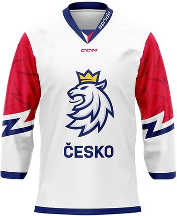 Reprezentacje Hokejowe Hokejowa Koszulka Meczowa David Pastrňák 88 CCM Jersey White Dziecięce