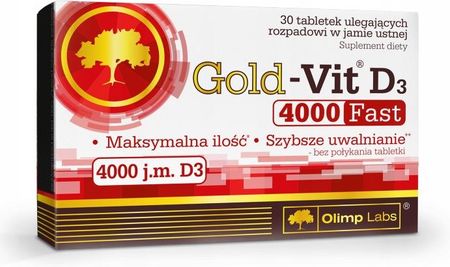Olimp Laboratories Gold-Vit D3 4000 Fast Witamina D 30Tabl.