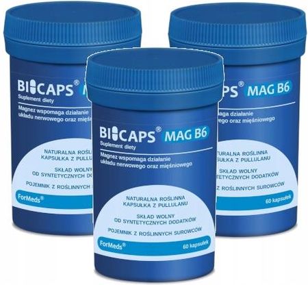 Formeds Bicaps Mag B6 Cytrynian Magnezu 3x60 Kaps