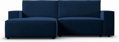 Beso Kompaktowa Niebieska Sofa 2 Osobowa Carlo W Aksamicie 10800