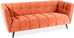 Zdjęcie Signal Meble Sofa Castello Velvet 3 Wenge Cynamon Bluvel 4215 Nowoczesny Salon 31941 - Pacanów
