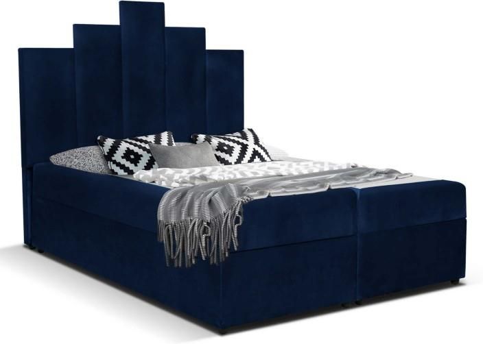 Mprestige Łóżko Kontynentalne 160X200 King Pojemnik Materac 10525