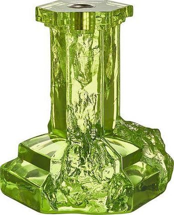 Kosta Boda Świecznik Na Klasyczną Świecę Rocky Baroque 17 5 Cm Zielony 145158