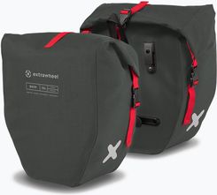 Zdjęcie Sakwy Rowerowe Extrawheel Biker 25L 2szt. Czarno-Szare E0120 - Sulejówek