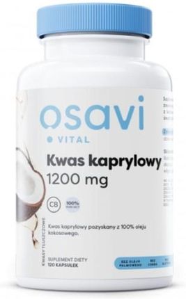 Osavi Kwas kaprylowy 1200 mg 120 kaps