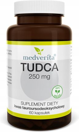 Medverita Tudca 250 mg Kwas Tauroursodeoksycholowy 60 kaps