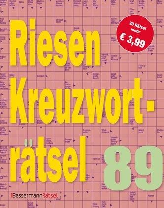 Riesen-Kreuzworträtsel 89 (5 Exemplare à 3,99 EUR) Krüger, Eberhard ...