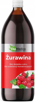 Ekamedica Sok Z Żurawiny Na Odporność I Metabolizm 6x1l