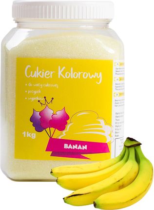 Premium Colours Cukier Do Waty Banan 1kg