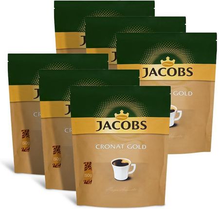 Jacobs Rozpuszczalna Cronat Gold 6x150g