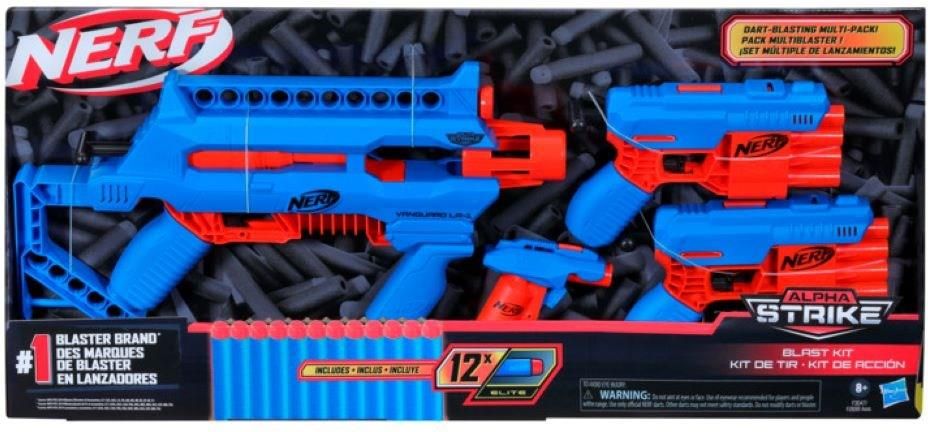 Nerf Pistolet Wyrzutnia Alpha Strike Fang QS-4 + 10 strzałek