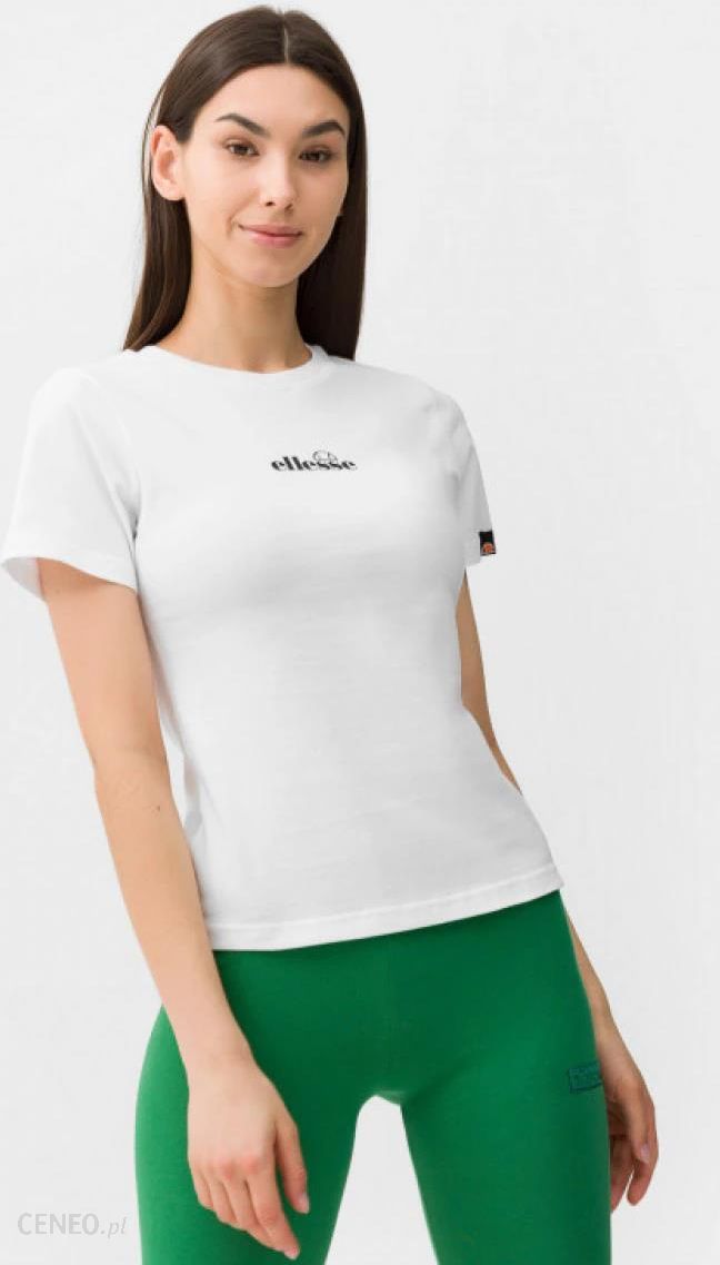 Damski t-shirt z nadrukiem Ellesse - biały Ceny - - i Beckana różowy opinie