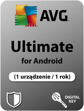 AVG Ultimate for Android (1 narzędzie / 1 rok) (Cyfrowy klucz licencyjny)