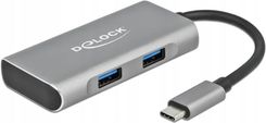 Delock HUB USB 2x USB-C + 2x USB-A 3.2 Gen2 (63260)