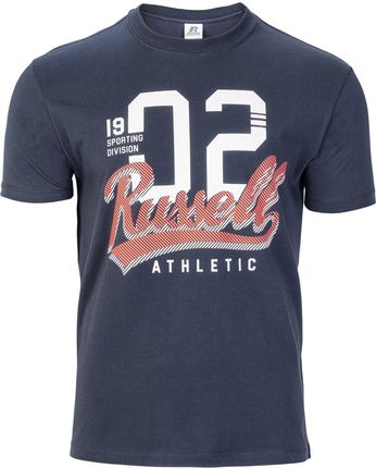 Męska Koszulka z krótkim rękawem Russell Athletic A3-010-1 M000218343 – Szary