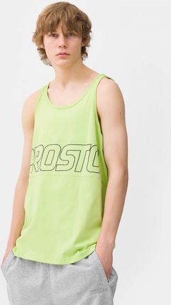 Męska koszulka bez rękawów z nadrukiem Prosto Copa - zielona